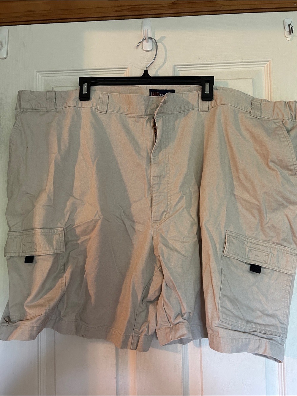 Harbor Bay Men's Big and Tall Cargo Shorts - Light Khaki